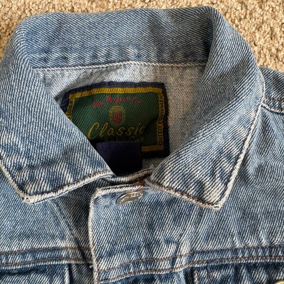 Vintage 90’s Gap Denim Jacket Baby 3-6 months Jean Jacket - Picture 5 of 8